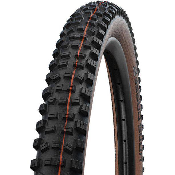 Schwalbe Hans Dampf Evo Super Trail MTB-vouwband 27,5 x 2,35" (60-584) met profiel en textuur zichtbaar