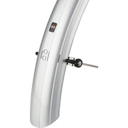 Zilveren SKS Bluemels Basic spatbordenset voor 27,5/29 inch fietsen, bescherming tegen modder en water