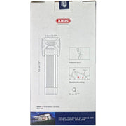 Zwart Abus Bordo Big Alarm 6000KA/120 vouwslot, 120 cm lang met Xplus beveiliging, zichtbaar in de afbeelding