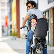 Urban Iki achterzitje bincho fietsstoeltjes accessoires met bevestigingsriem en comfortabele zitting voor kinderfiets