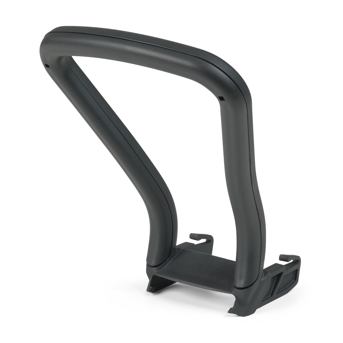 Urban Iki Bincho Black stuur voorzitje op fiets, zwart en comfortabel, geschikt voor kinderfietsaccessoires.