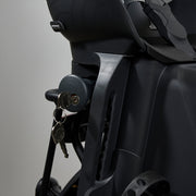 Urban Iki achterzitje Ta-ke Easyfix voor fiets, bevestiging en comfortabele zitting zichtbaar op de afbeelding.