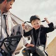 Urban Iki achterzitje Ta-ke Easyfix voor fiets, bevestiging en comfortabele zitruimte voor kinderen, zwart en stevig design
