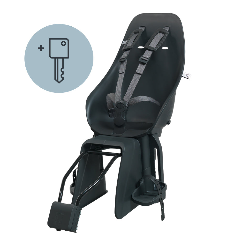 Urban Iki achterzitje voor fiets met framebevestiging, geschikt als achterzitje voor kinderfietsen.