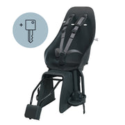 Urban Iki achterzitje voor fiets met framebevestiging, veilig en comfortabel kinderzitje op de achterdrager.