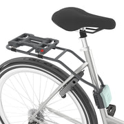 Urban Iki achterzitje Ta-ke BIO framebevestiging voor fiets, zwart kunststof, geschikt voor kindertransport op de fiets.