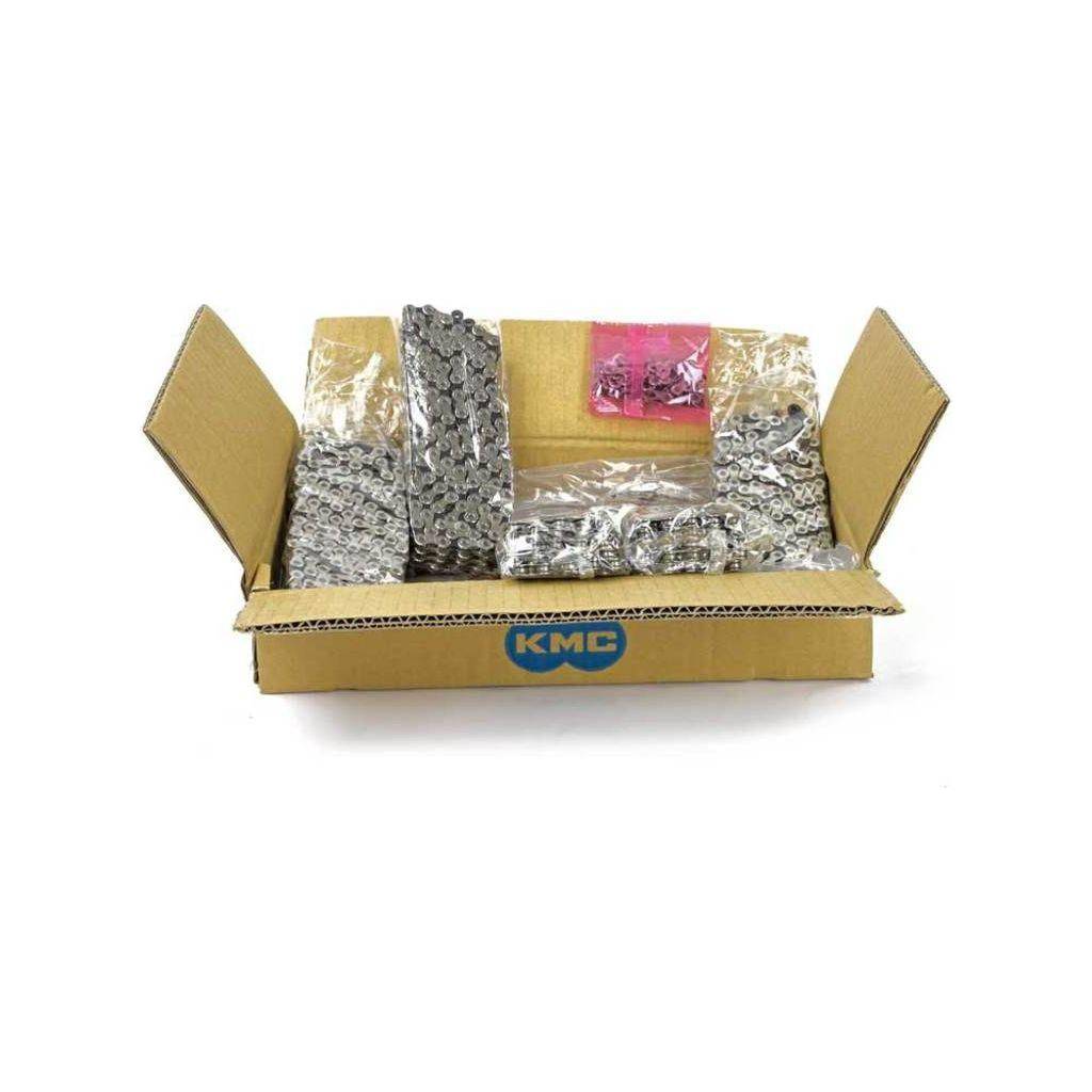 Kmc Fietsketting X10 Zilver/Zwart 116 Schakels (25 Paar) - Le Coq Wielerartikelen