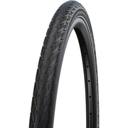 Zwarte Schwalbe Delta Cruiser Plus 26x1.75 stadsfiets buitenband met reflectie, geschikt voor stads- en comfortfietsen