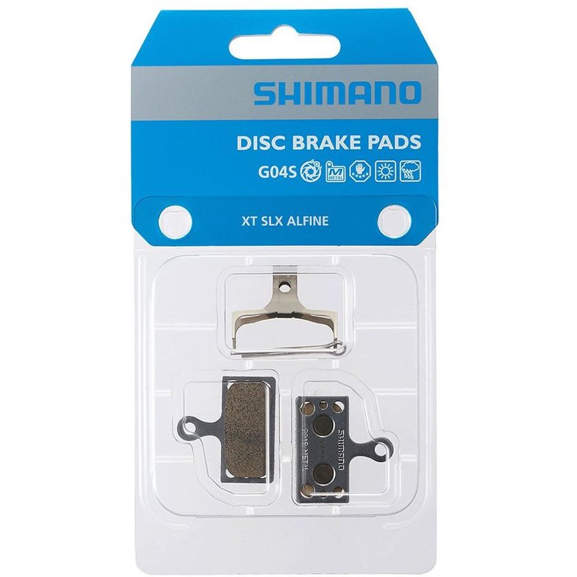 Shimano Scheibenbremsbelag Set G-04S Metall für Xtr/Deore/Xt/Slx/Alfine