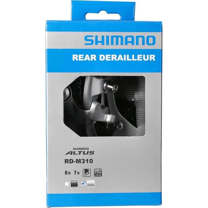 Shimano Altus RD-M310 7/8-Speed Achterderailleur Zilver Wide-Link