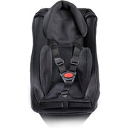 Kinderzitje voor bakfiets van Melia, zwart, geschikt voor baby's van 0 tot 9 maanden, geschikt voor bakfiets of fietskar.