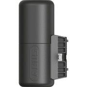 Zwart Abus Catena 6806 QST kettingslot van 110 x 6 cm met stevige ketting voor fietsbeveiliging.