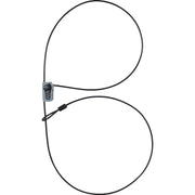 Zwart Abus Combiloop 205 kabelslot van 200 cm met 5 mm dikte, stevig en flexibel voor beveiliging van kabels.