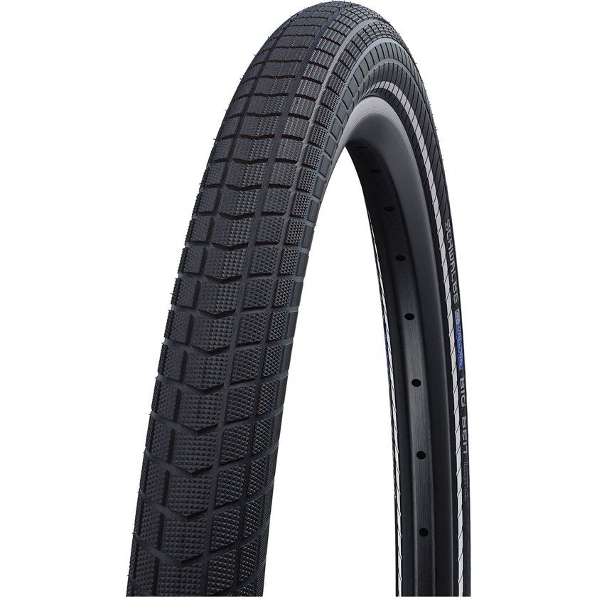 Schwalbe Big Ben Plus stadsfietsband 26x2.15 met Greenguard voor extra bescherming en comfort op de weg.