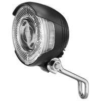 Busch & Müller Lumotec Lyt B N Plus koplamp met standlicht voor naafdynamo, 20 Lux, zichtbaar met licht en bevestigingsonderdelen