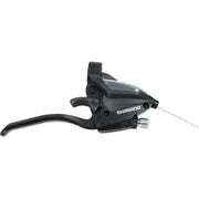 Shimano ST-EF500 7-speed shifters rechts met remhendel en 4 vingers, zwart, voor comfortabele fietsversnellingen