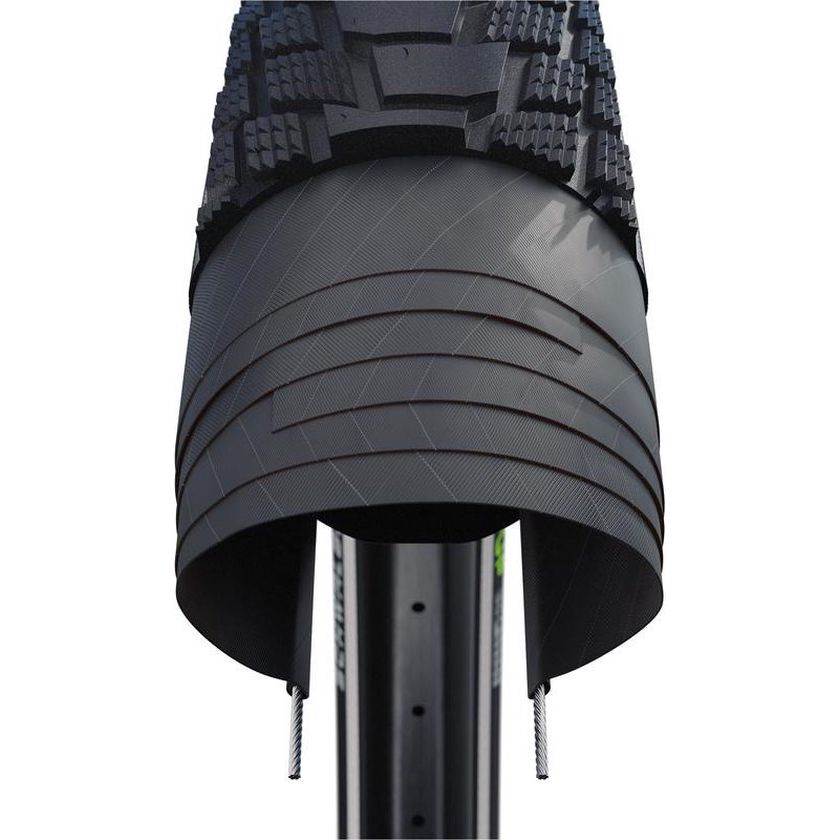 Schwalbe Buitenband Pick-Up Perf Sd Twinskin 27.5 - Zwart Reflectie - Le Coq Wielerartikelen