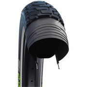 Zwarte Schwalbe 20-inch e-bike buitenband Pick-Up ADDIX E Super Defense 60-406, robuust en geschikt voor elektrische fietsen