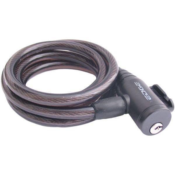 Edge Spiraalslot Wirood 80 - Ø8*1200 - Zwart - Le Coq Wielerartikelen