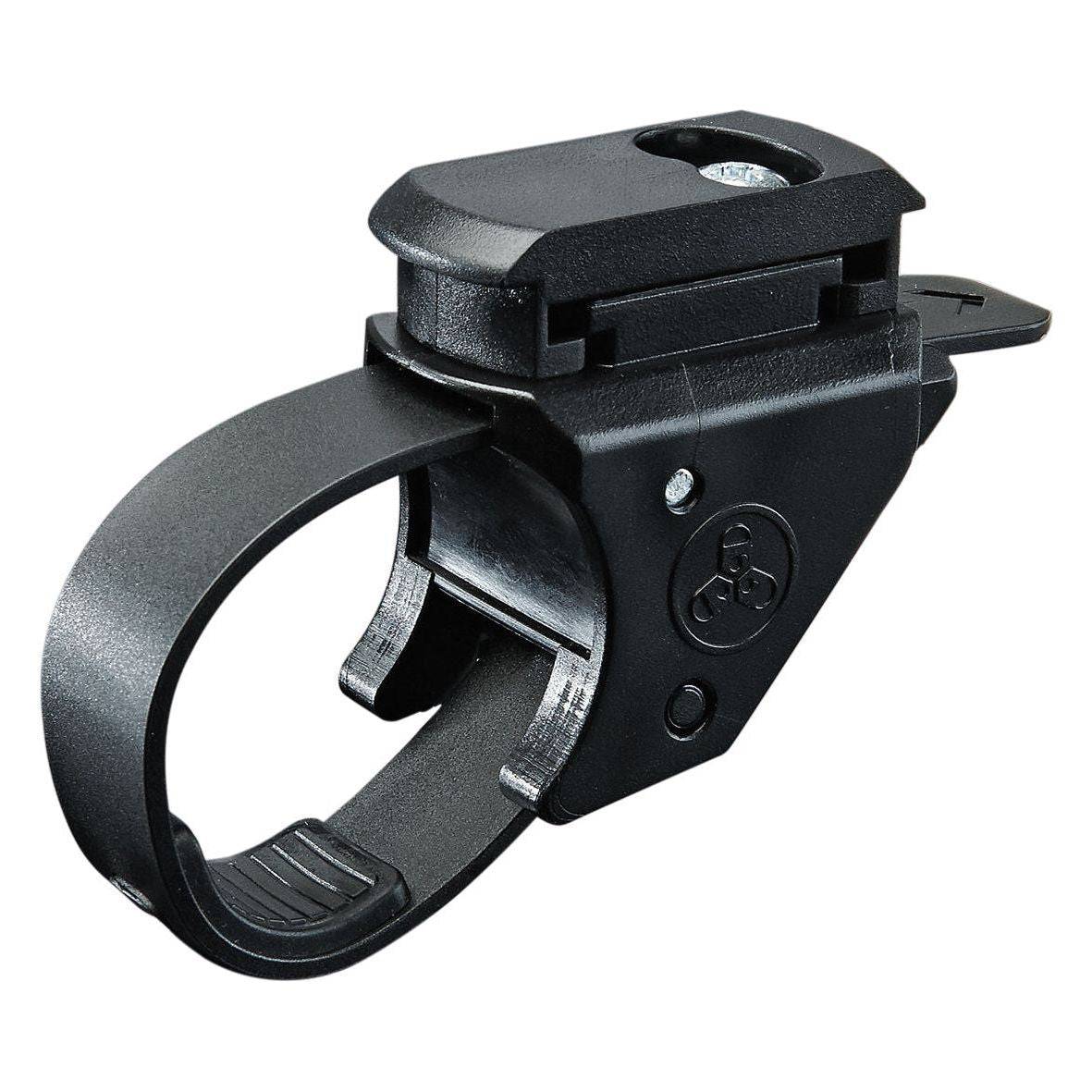 Trelock universele houder ZL 760 voor fietsverlichting, Ø22-35mm, zonder gereedschap, geschikt voor diverse fietsaccessoires