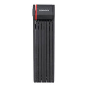 Zwart Trelock vouwslot FS 280/100 Two.Go Zf 280 X-Move voor fietsbeveiliging, zichtbaar in de afbeelding