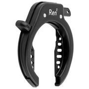 Zwarte Axa Ren 2 ringslot met extra brede opening van 61 mm, stevig en geschikt voor fietsbeveiliging.