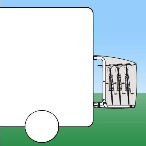 Ds Covers Fietsdragerhoes Star Met Gevarenbordhouder - Zwart - Le Coq Wielerartikelen