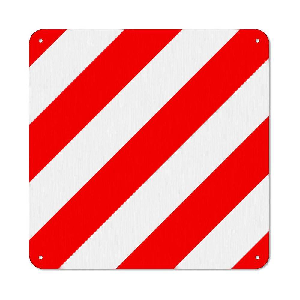 DS Covers waarschuwingsbord fietshoezen van 50x50 cm, beschermende fietspasvormige hoes met waarschuwingsbord ontwerp