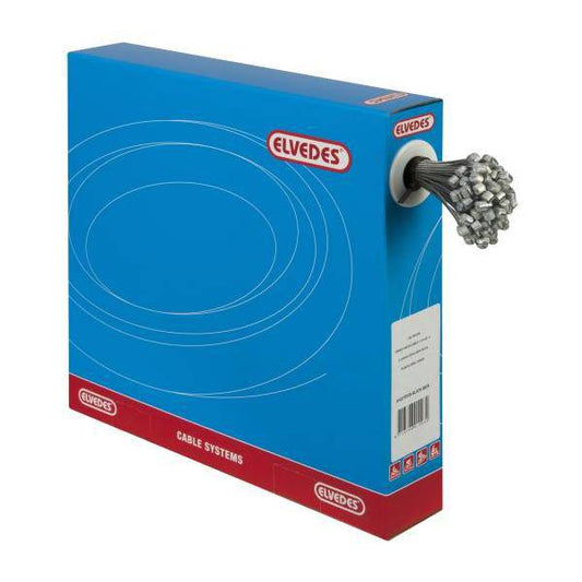 Rem Binnenkabels Elvedes 2250Mm Rvs Slick Ø1,5Mm T-Nippel (100 Stuks) - Le Coq Wielerartikelen