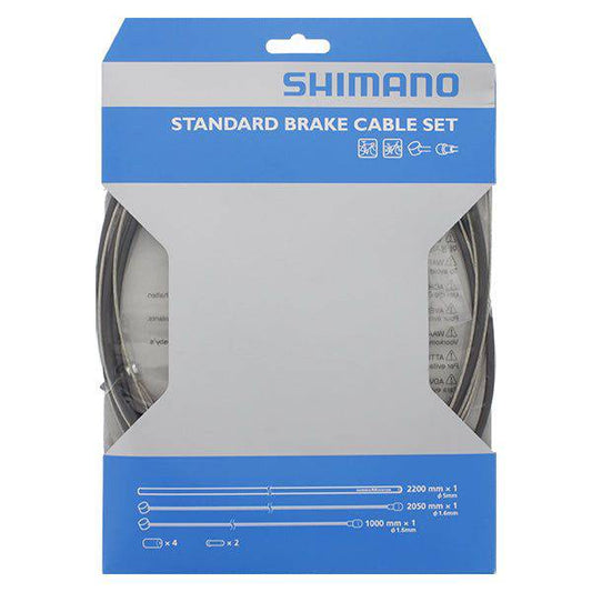 Shimano Remkabelset Staal  - Zwart - Le Coq Wielerartikelen