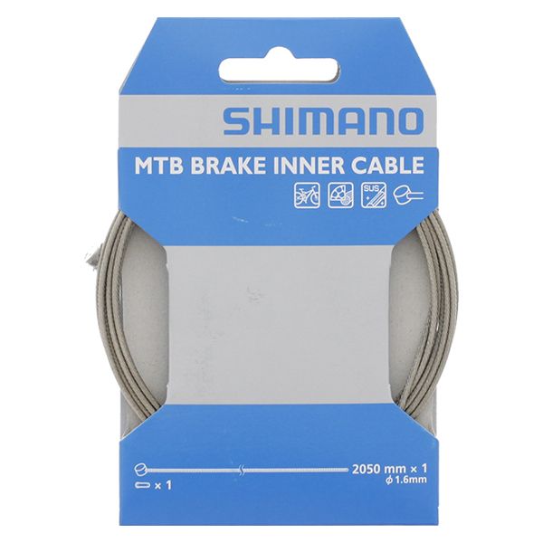 Shimano MTB remkabel 2050 mm voor binnenbediening, flexibel en duurzaam voor mountainbike remsystemen