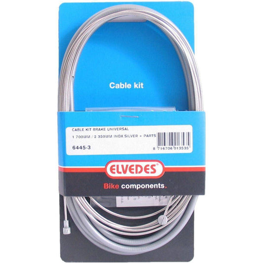 Elvedes Universele Remkabelkit 1700Mm / 2350Mm Verzinkt - Zilver - Le Coq Wielerartikelen