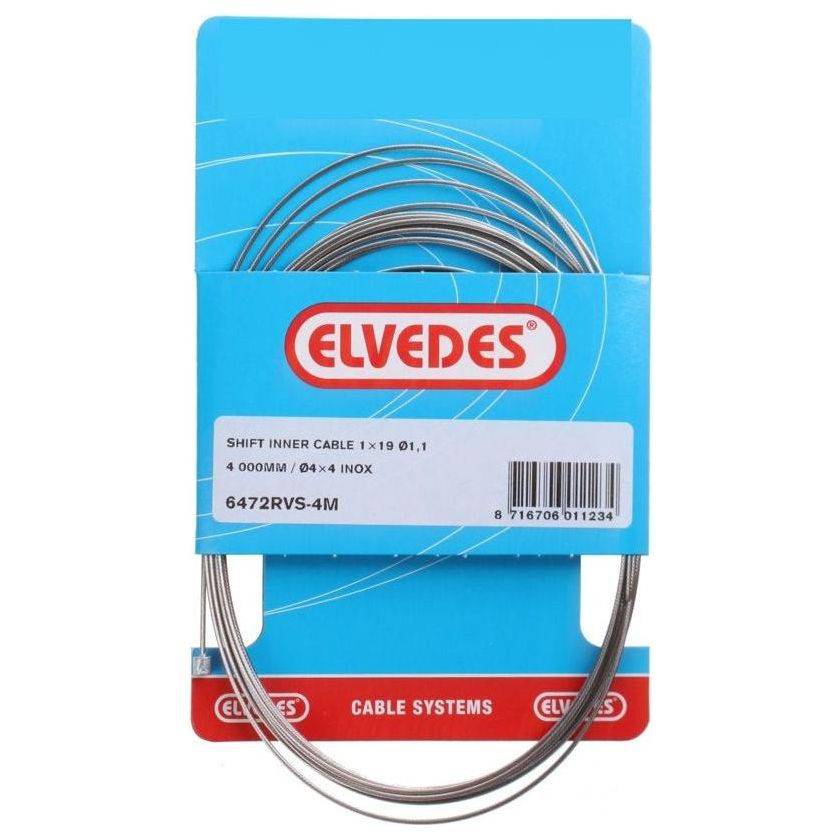 Elvedes Schakel Binnenkabel 4000Mm Rvs Ø1,1Mm - Le Coq Wielerartikelen