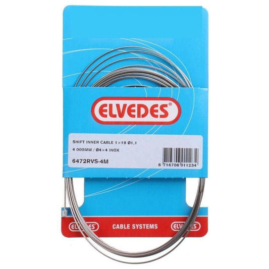 Elvedes Schakel Binnenkabel 4000Mm Rvs Ø1,1Mm - Le Coq Wielerartikelen
