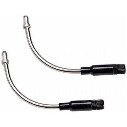 Set van 2 verstelbare V-brake bochtjes van roestvrij staal, 90° Elvedes remonderdelen voor fietsen.