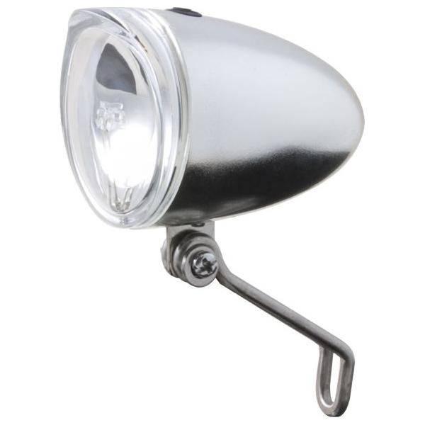 Spanninga Koplamp Trendo Xdo 10 Lux - Chroom - Le Coq Wielerartikelen