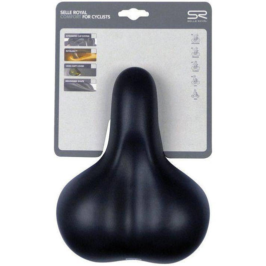 Selle Royal Fietszadel Country Women - Zwart - Le Coq Wielerartikelen