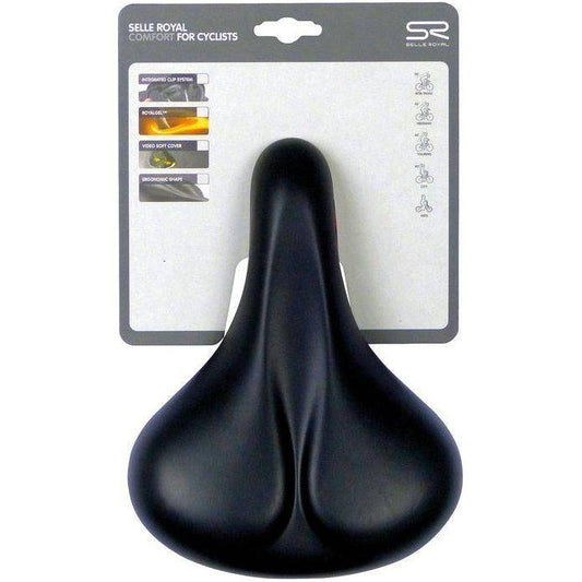 Selle Royal Fietszadel Freedom Men - Zwart - Le Coq Wielerartikelen
