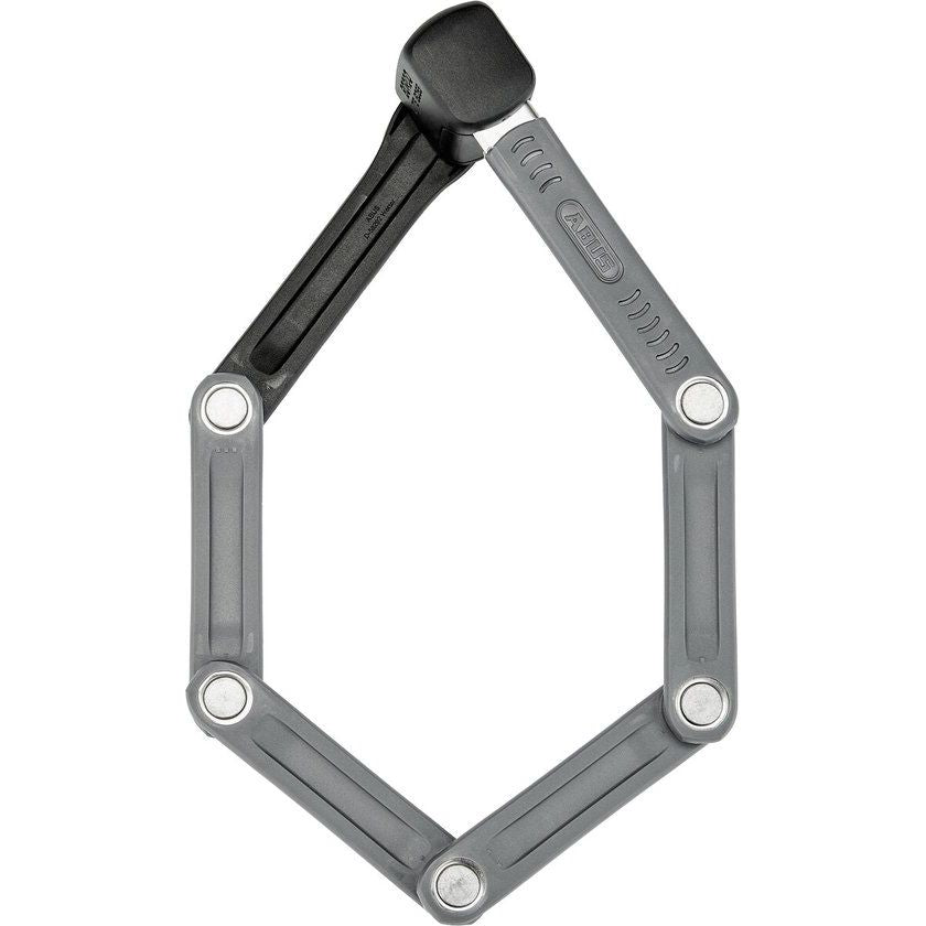 Abus Bordo Lite Mini vouwslot 60 cm, stevig en compact, met gekleurde bekleding en sleutels voor veilige fietsbeveiliging
