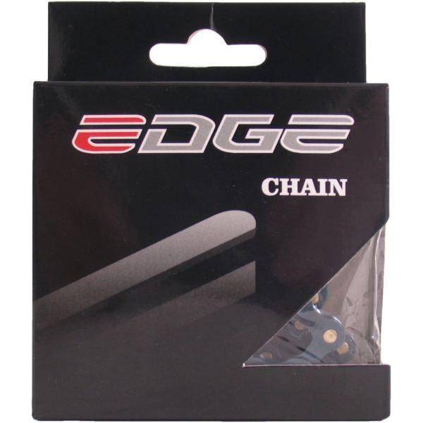 Edge Sporty 9-speed fietsketting met 116 schakels, geschikt voor sportieve fietsen en betrouwbare trapervaring.