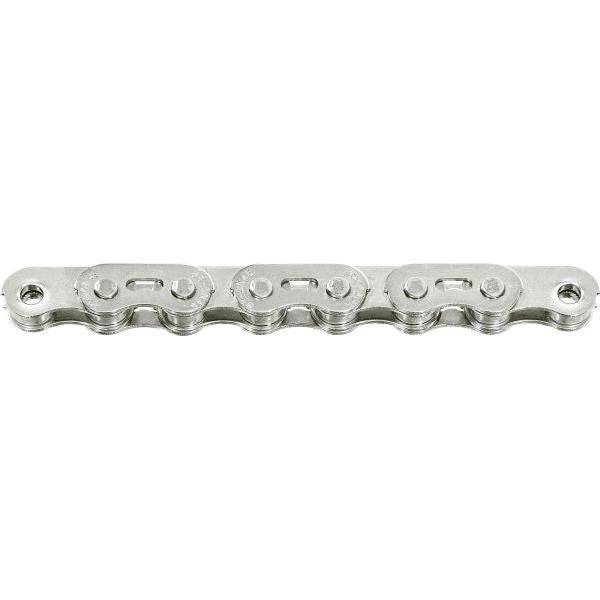 Sunrace fietsketting CNX46 fixed/BMX, 112 schakels, 1/2 x 1/8 inch, geschikt voor single speed fietsen, duurzaam en betrouwbaar