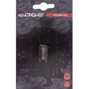 Edge Missing Link 9-speed kettingschakel van staal in zilver, toont de kettingschakel en pennen voor fietsreparatie.