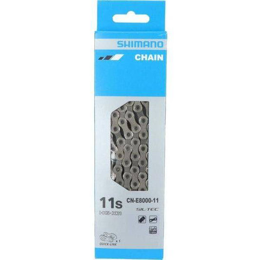 Shimano Fietsketting 11 Speed Cn-E8000 E-Bike Met Quick Link - 126 Schakels - Le Coq Wielerartikelen