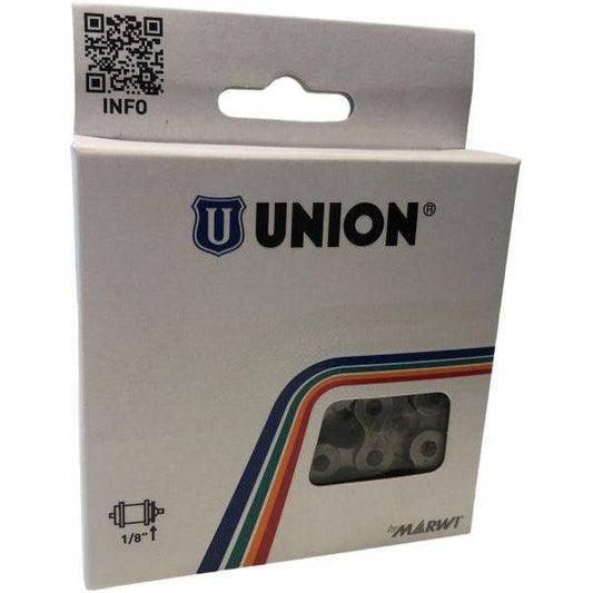 Marwi Fietsketting 1/2" X 1/8" Voor Naafversnelling / Single Speed 112 Links - Zwart - Le Coq Wielerartikelen