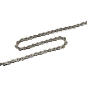 Shimano CN-HG71 8-speed ketting voor fietsen, compatibel met 6, 7 en 8 versnellingen, zwart en metalen schakelkettinkje