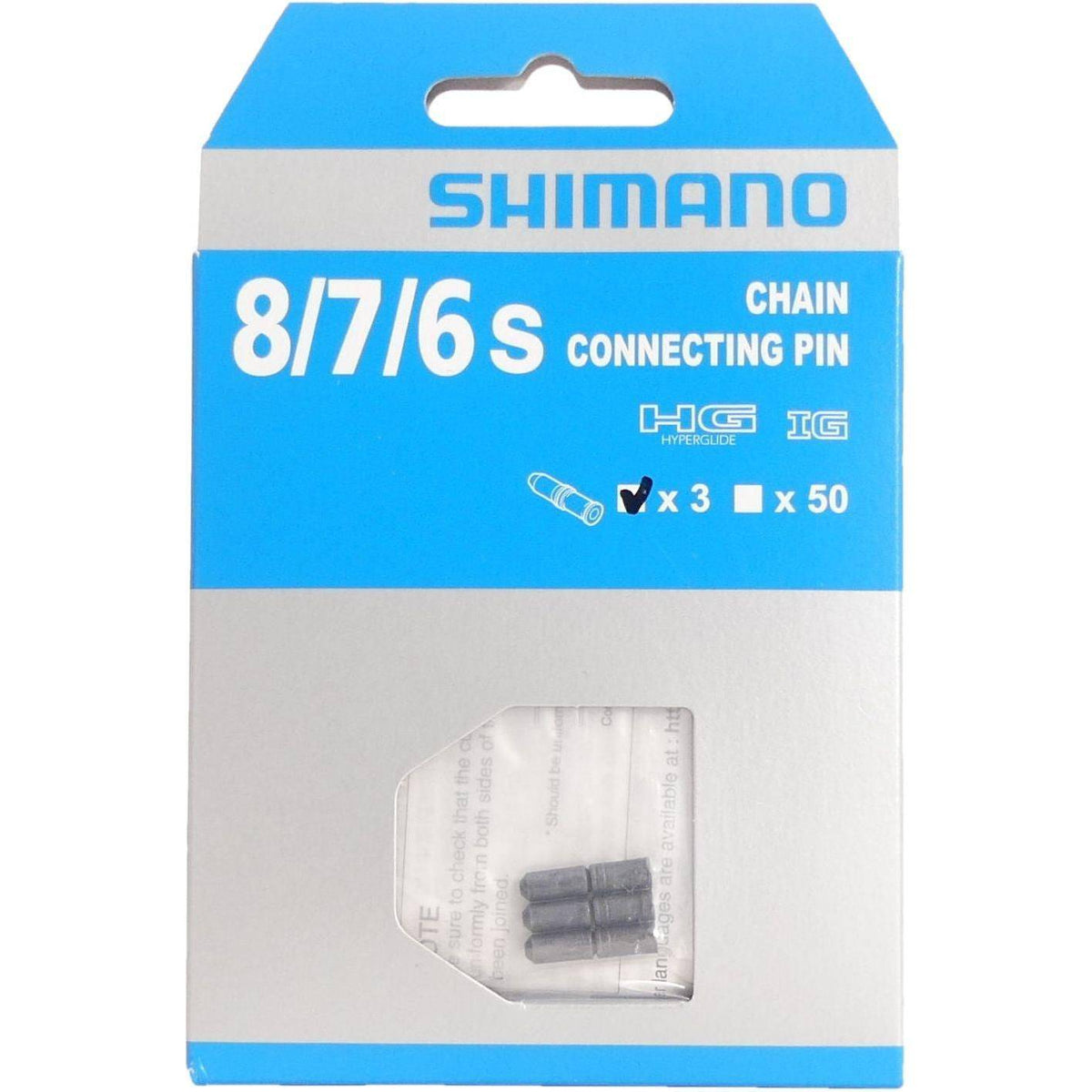 Shimano kettingstift quicklink voor 6/7/8 snelheden, zwart, set van 3 stuks, geschikt voor fiets kettingen.