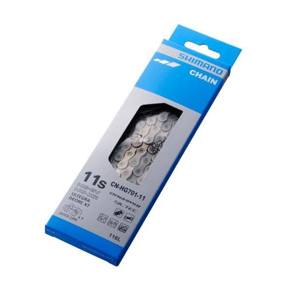 Shimano Fietsketting 11 Speed Ultegra / Deore Xt Hg-701 Met Quick Link - 138 Schakels - Le Coq Wielerartikelen