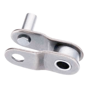KMC halve kettingschakel 3/32 inch, anti-roest zilver, geschikt voor fietskettingen en pennen