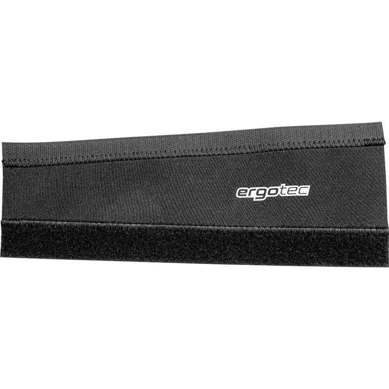 Ergotec framebeschermer van neopreen, zwart en wit, 260x80x100 mm, beschermt fietsframe tegen krassen en slijtage.