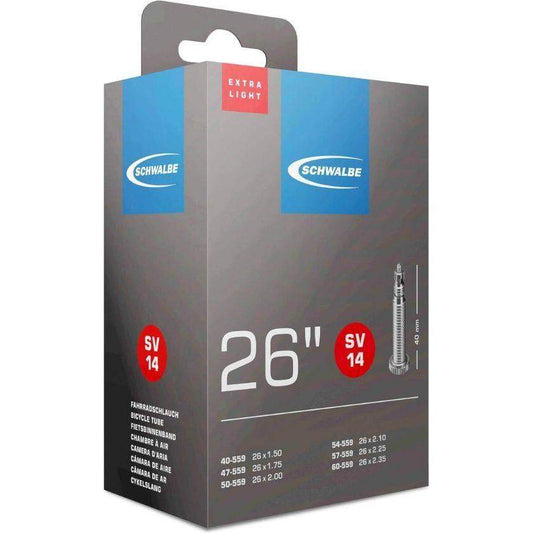 Schwalbe Binnenband 26" Sv14 Extralight 26X150-235 Sv 40Mm - Le Coq Wielerartikelen